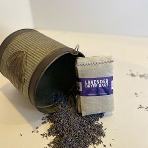 Lavender dryer bags, set of three.
